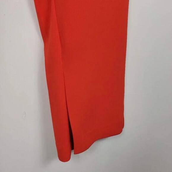 Alfani Boot Leg Tummy Control Pants Slit Hem Womens Size 14 Red Ash NEW - Picture 3 of 9